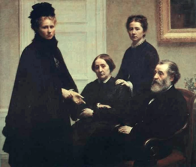 Henri Fantin - Latour, La famiglia Dubourg, Musée d'Orsay, Parigi